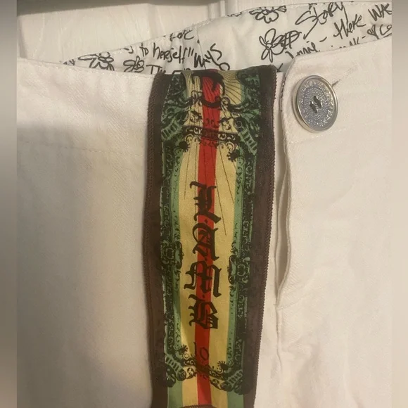 EUC White L.A.M.B. Jeans - Picture 8 of 10